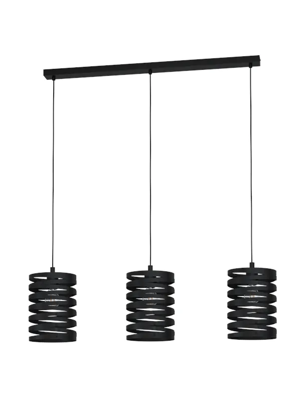 EGLO CREMELLA long table pendant black