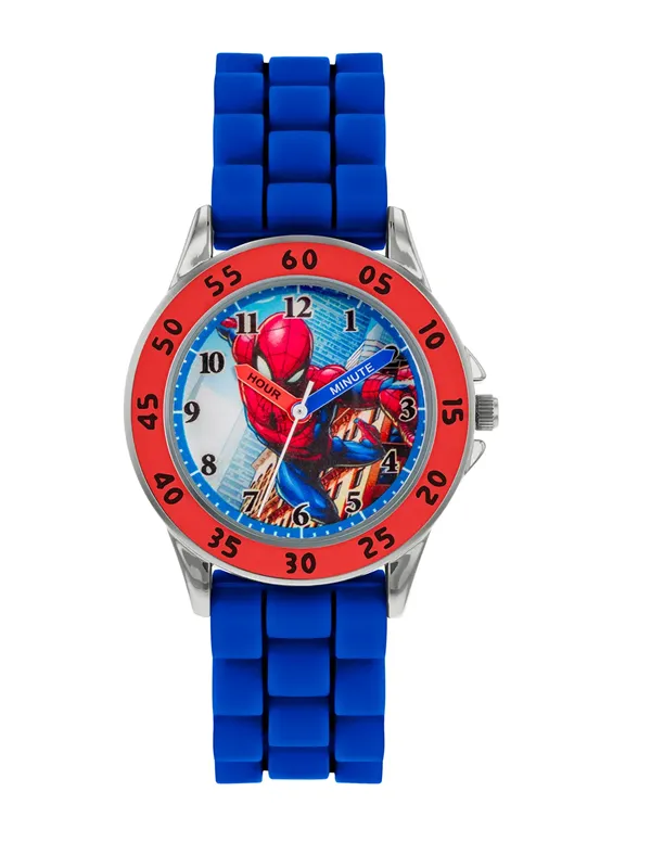 Peers Hardy - Spiderman Dial Blue Silicone Strap Kids - Ur