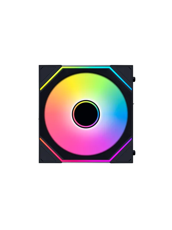 Lian Li UNI FAN SL INF Wireless Black - Kabinettvifte - 120mm - Svart med RGB LED-lys - 30 dBA
