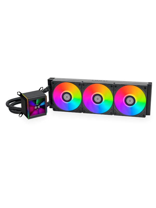Lian Li GA II LCD Black - CPU Vannkjøling - Max 30 dBA