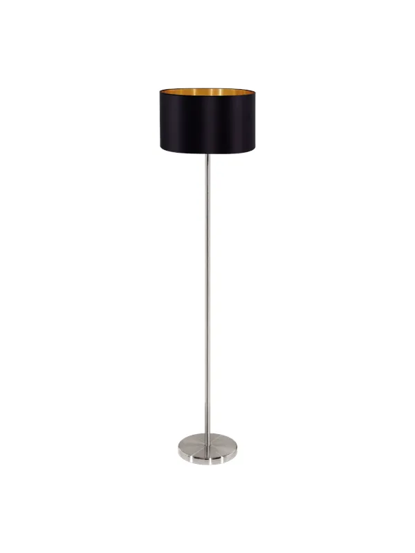 EGLO MASERLO floor lamp black/gold
