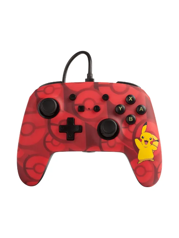 PowerA Pokémon Enhanced Wired Controller for Nintendo Switch - Pikachu - Wired Controller - Nintendo Switch
