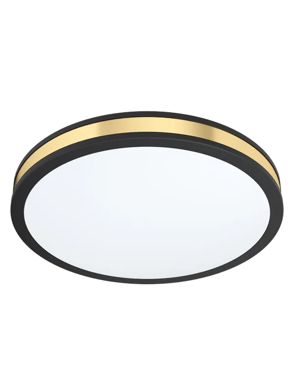 EGLO PESCAITO ceiling lamp Ø380 mm black/gold