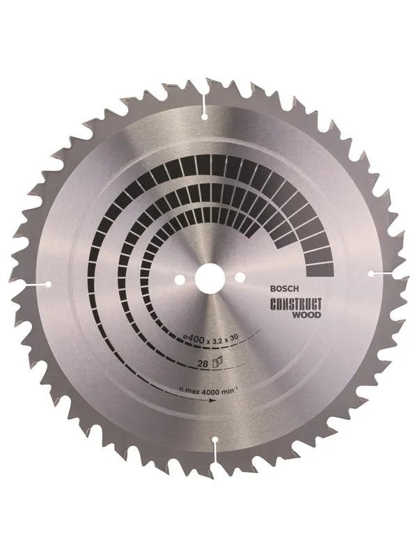 Bosch Sirkelsagblad Construct Wood 400 x 30 x 3,2 mm; 28
