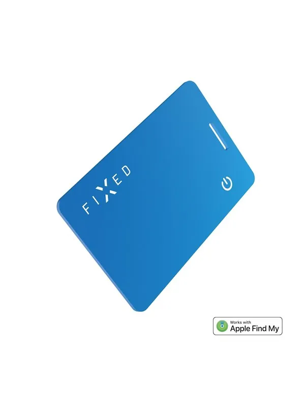 FIXED Tag Card Tracker for Apple Find My Blue