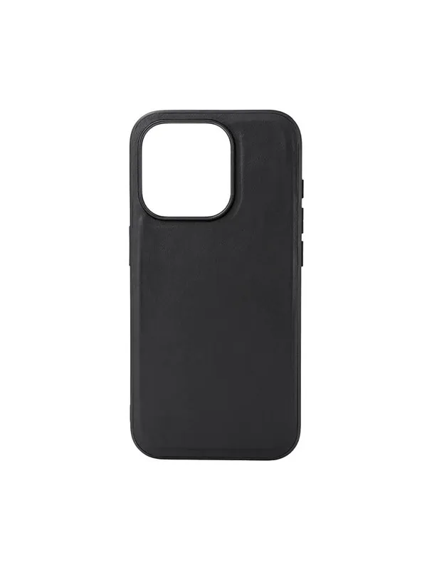 Buffalo Phone Case Leather Magseries Black - iPhone 15 Pro
