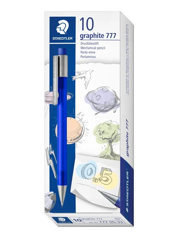 Staedtler Mechanical pencil graph.B 10 pcs  05mm Blue