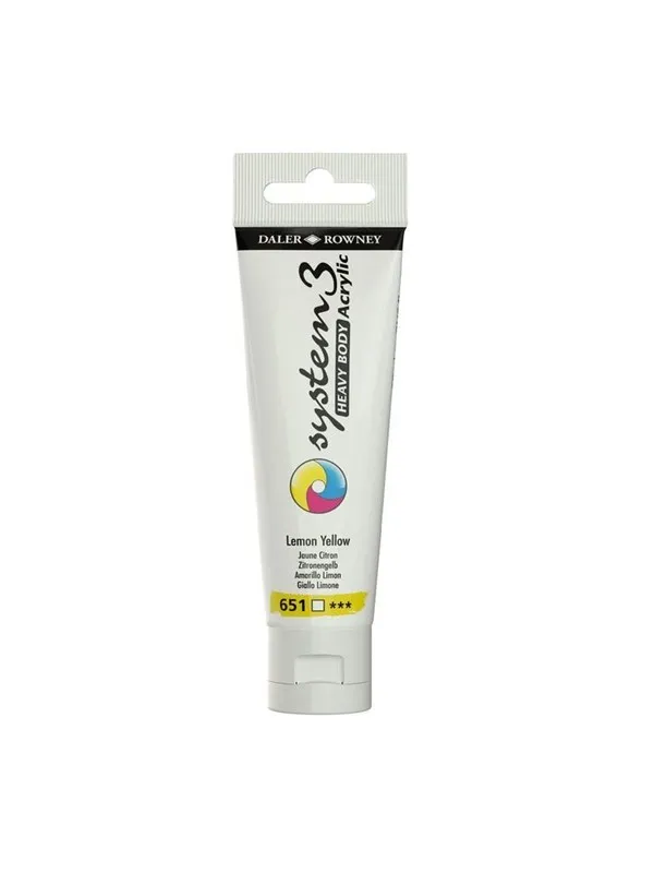 Daler-Rowney System3 Heavy Body 59 ml Lemon Yellow