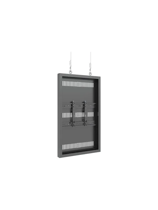 Multibrackets M Pro Series enclosure - Slim - for digital signage display - wire small universal theft protect - black - Max 40 kg - recommended for 43"