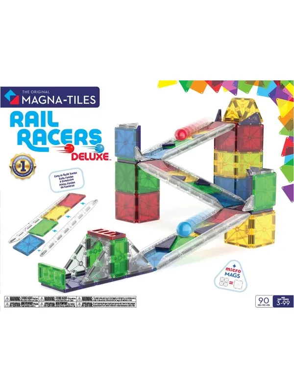 Magna-Tiles Rail Racer 90 pcs