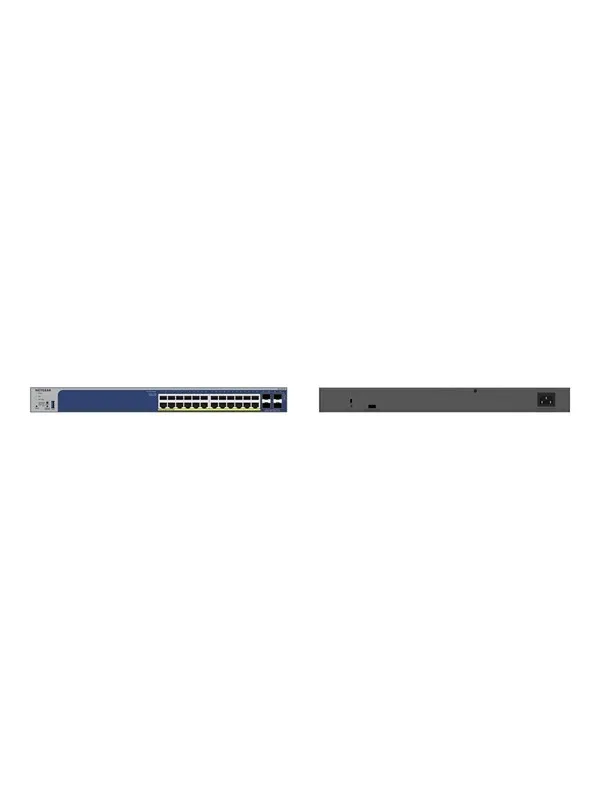 Netgear Smart GS728TXUP - v3 - switch - 24 ports - smart - rack-mountable