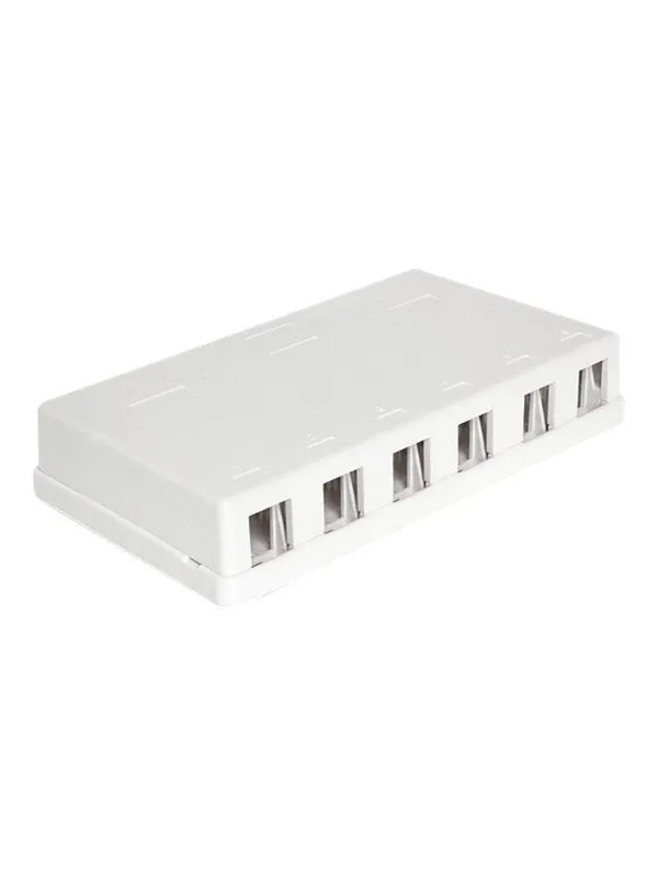 DeLOCK Keystone Surface Mounted Box - 6 Port