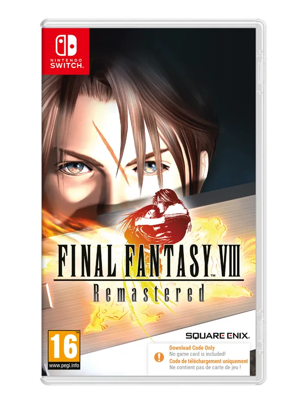 Final Fantasy VIII Remastered (Code in a Box) - Nintendo Switch - RPG