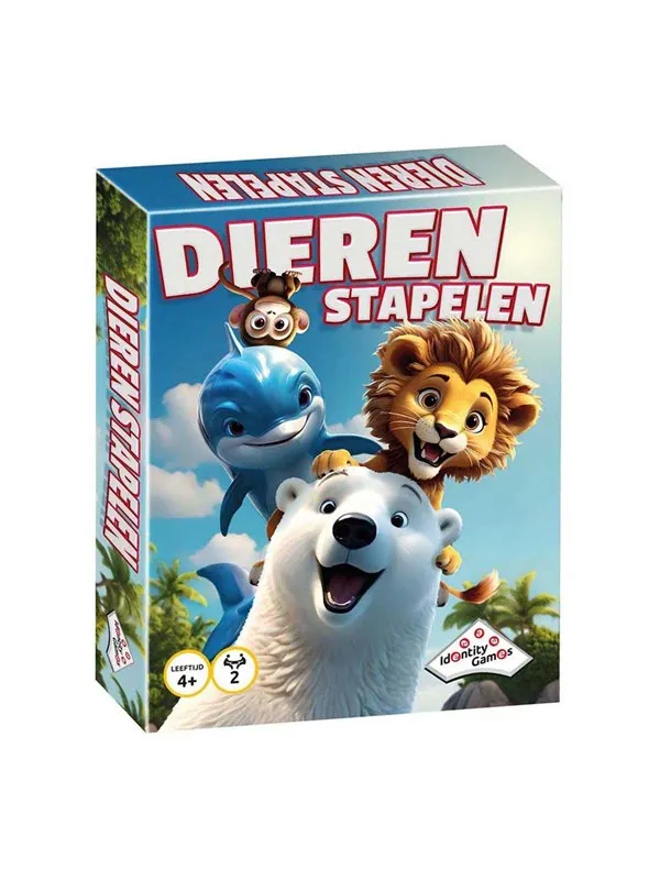 Identity Games Animal Stacking Game - 2 Players