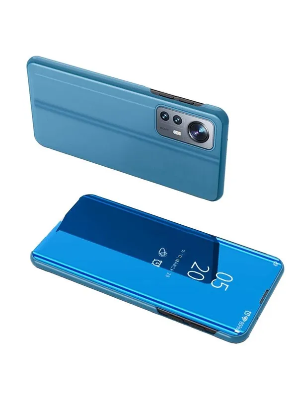Hurtel Clear View Case Cover for Xiaomi 12 Lite Blue Flip Cover