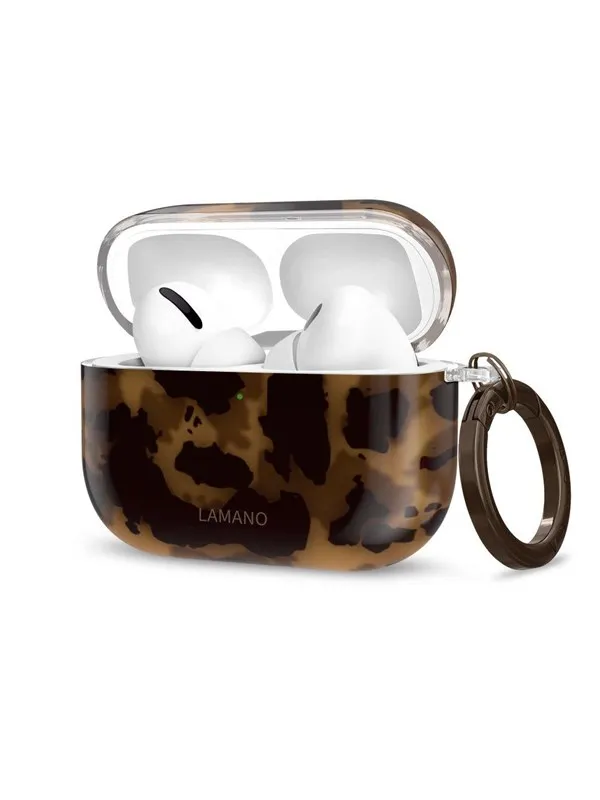 Tech-Protect Lamano Case for AirPods Pro 3 - Black & Brown