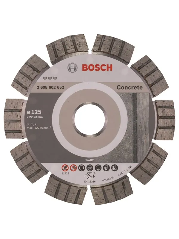 Bosch Diamantkappeskive Best for Concrete 125 x 22,23 x 2,2 x 12 mm