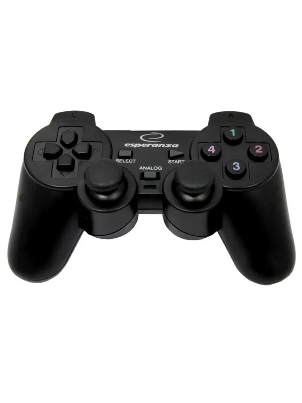 Esperanza EG106 GamePad PS2/PS3/PC USB Corsair Black - Wired Controller - PC