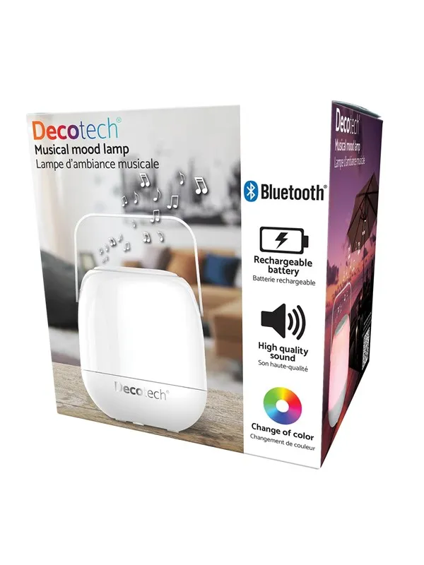 Lexibook Decotech Colorful Luminous Portable Loud Speaker