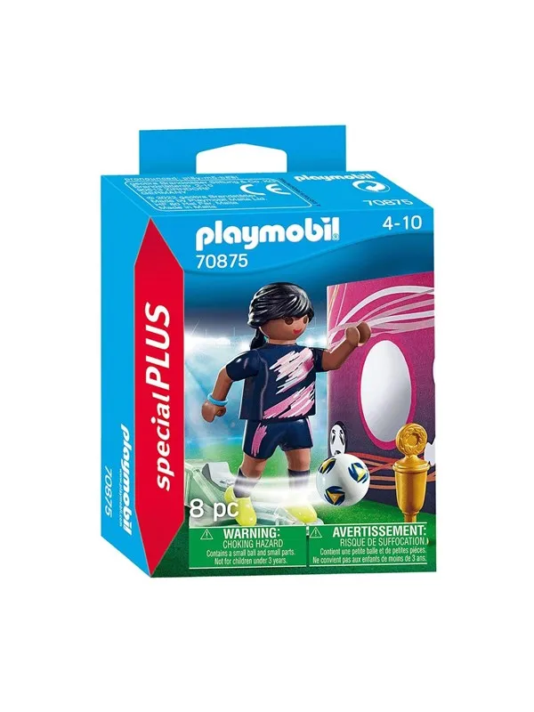 Playmobil Soccer Player with Goal
