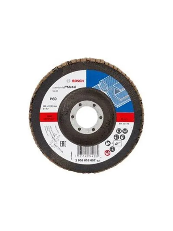 Bosch Flap Disc Standard for Metal X431 125 mm P60
