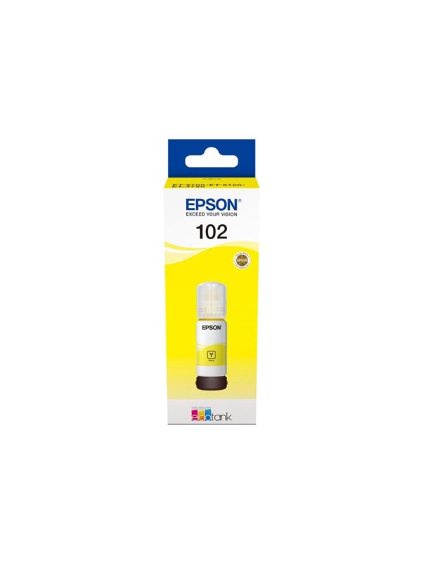 Epson 102 - gul - original - blækbeholder