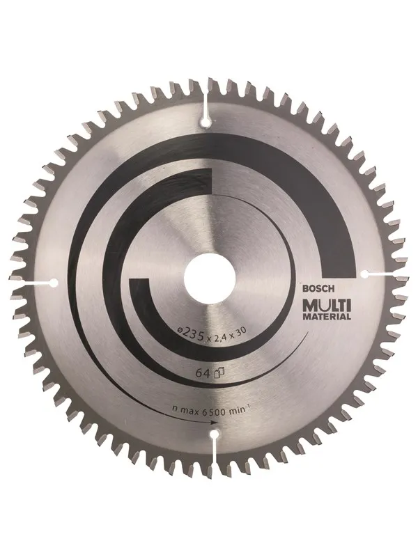 Bosch Sirkelsagblad Multi Material 235 x 30/25 x 2,4 mm; 64
