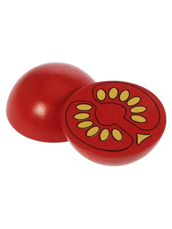 Bigjigs Wooden Half Tomato per piece