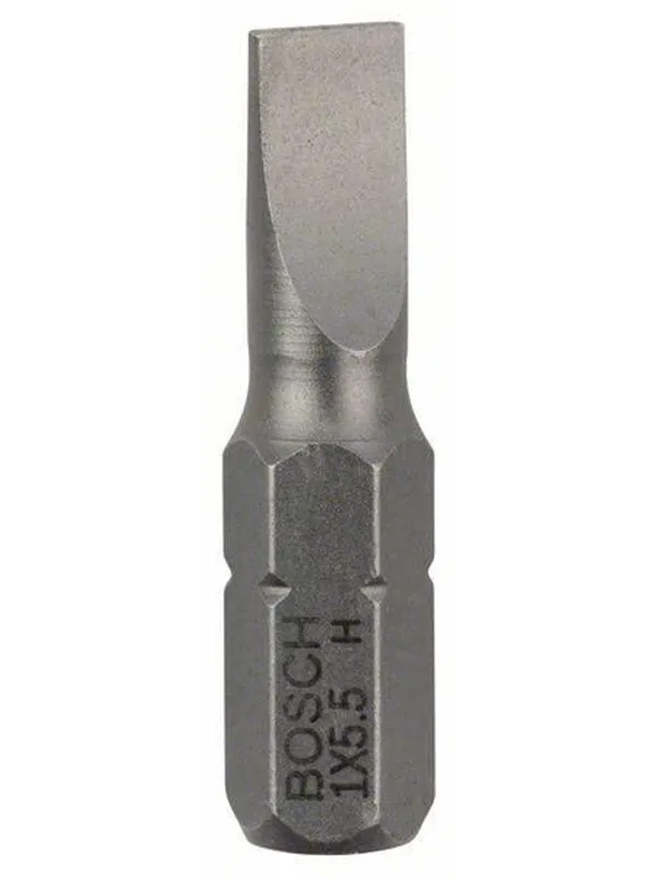 Bosch Flat Bits 5.5 mm extra hard 1.0 x 5.5 25mm 25 pcs.