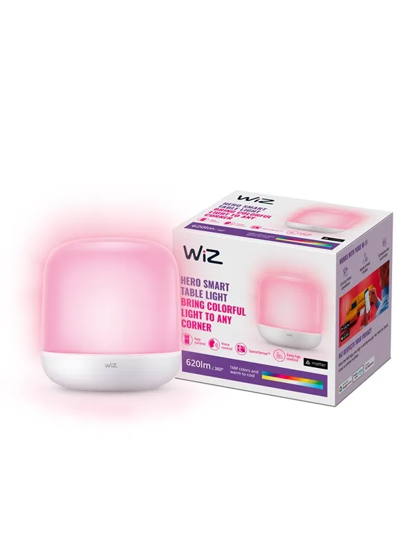 WiZ Hero Smart Bordlampe, Justerbar Hvit og Farge