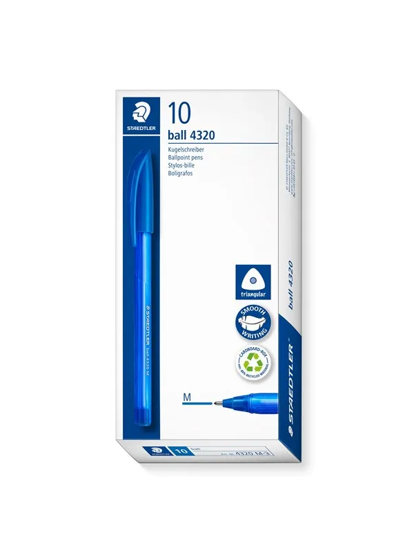 Staedtler Ballpoint pen ball 4320 10 pcs M blue
