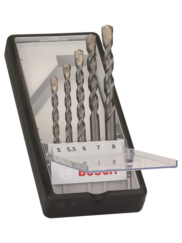 Bosch 5-delers Robust Line betongborsett CYL-3 5; 5,5; 6; 7; 8 mm