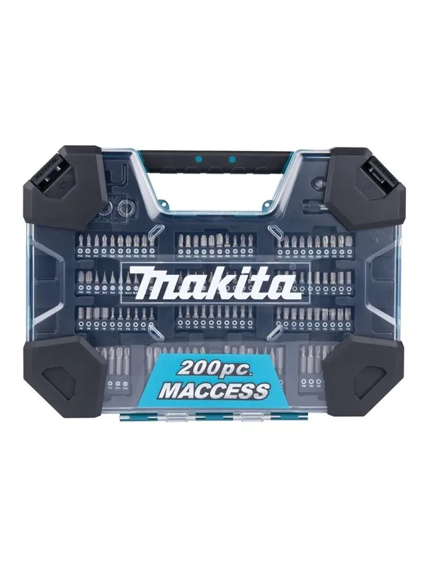 Makita Drill and Bit Set - 200 Pieces