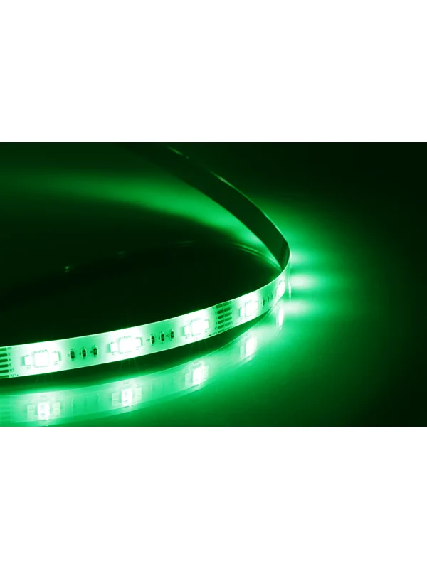 Deltaco LED stripe forlenger, 300lm, 2700K-6500K, WiFi 2.4GHz, 1m, RGB farger