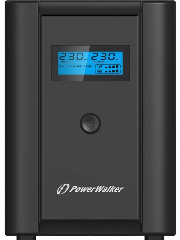 BlueWalker 10120097 - PowerWalker VI SHL - 1200VA/600W - Line Interactive UPS