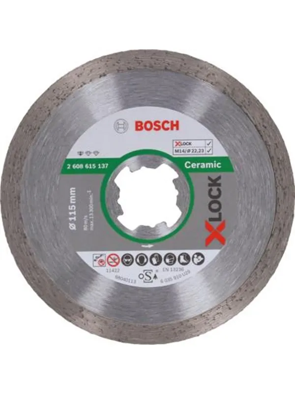 Bosch X-LOCK STANDARD FOR CERAMIC DIAMOND CUTTING DISC FOR SMALL ANGLE GRINDERS