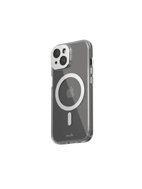 Moshi iGlaze for iPhone 15 - Lunar Silver