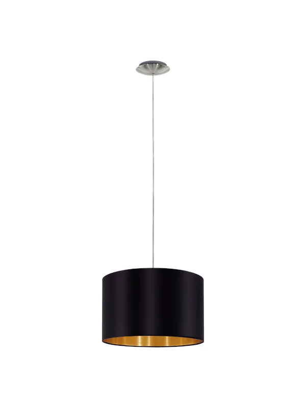 EGLO MASERLO 1 pendant black/gold