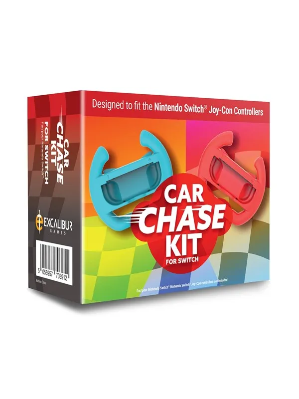 Excalibur Games Car Chase Kit - Miscellaneous Wheel - Nintendo Switch