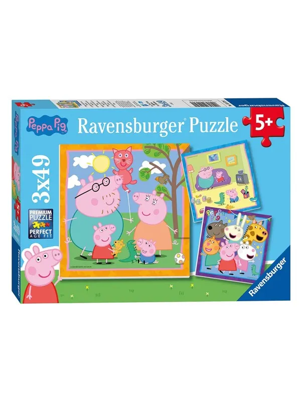 Ravensburger Peppa Pig 3x49pcs