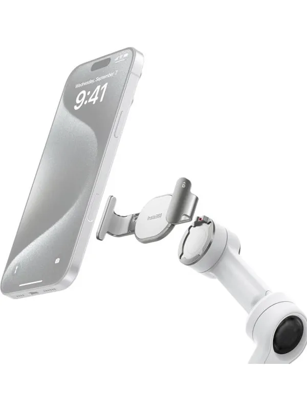 Insta360 Flow 2 Pro Magnetic Phone Clamp - Summit White
