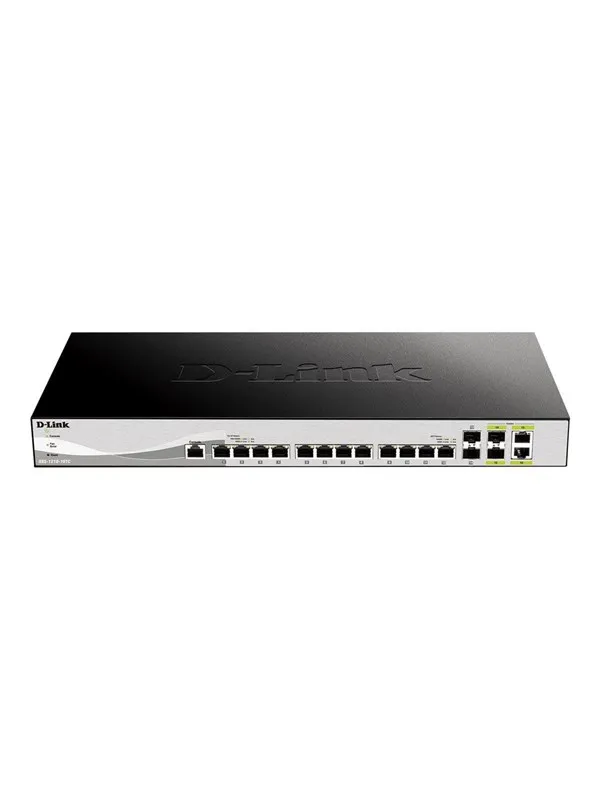 D-Link DXS-1210-16TC 12x 10GBase-T including 2x SFP+ and 2x combo 10 Gigabit SFP+ Smart Switch