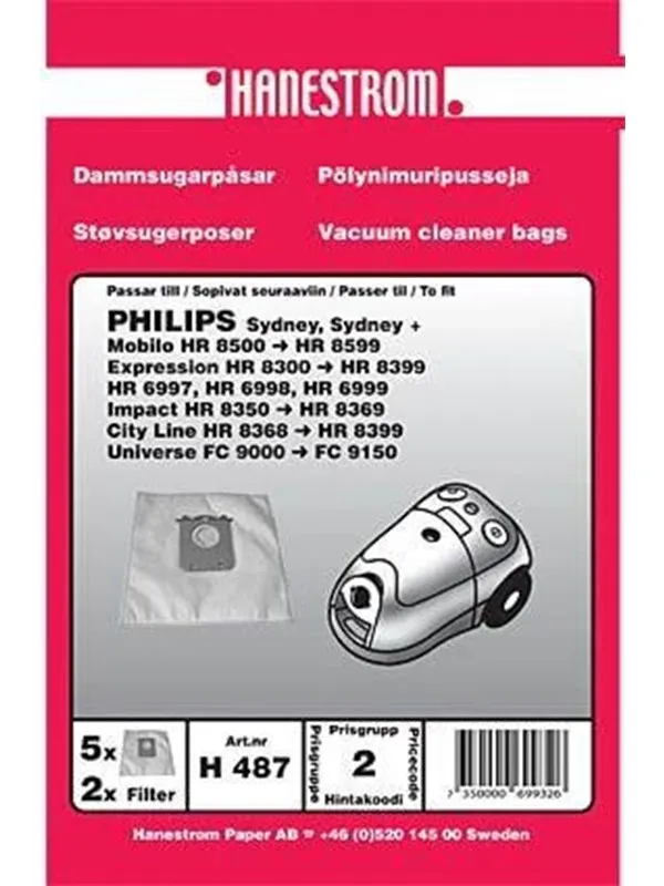 hanestroem Vacuum Cleaner Bags - 5 pcs