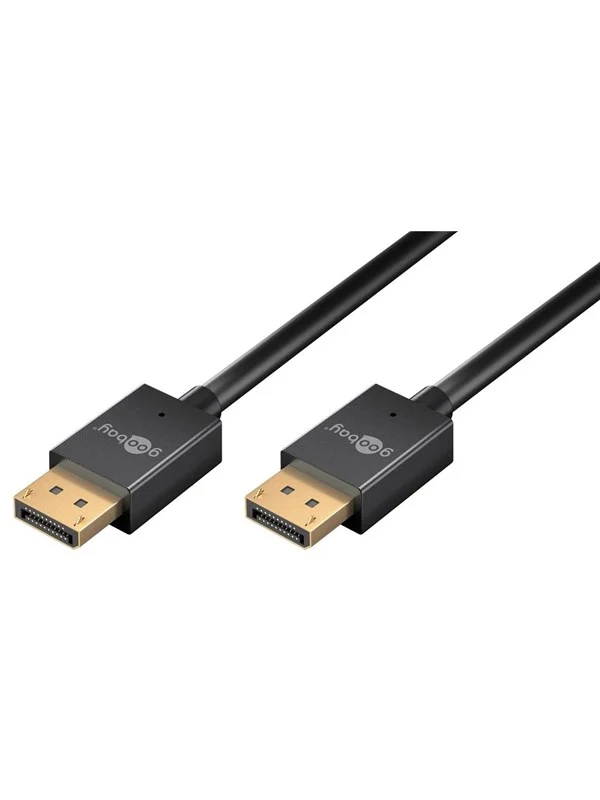 Pro DisplayPort 2.1/2.0 thin - 1m - Svart