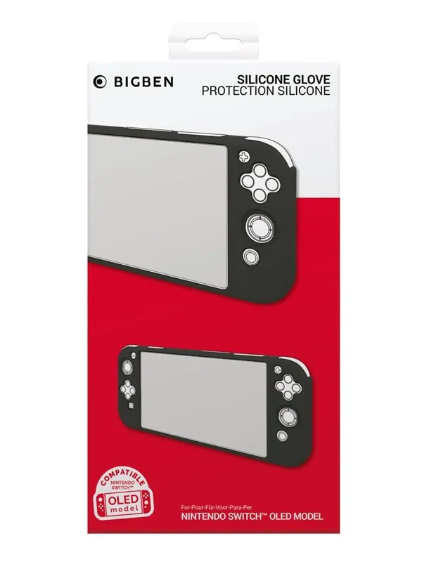 BigBen Interactive Silicon Case Black - Nintendo Switch OLED