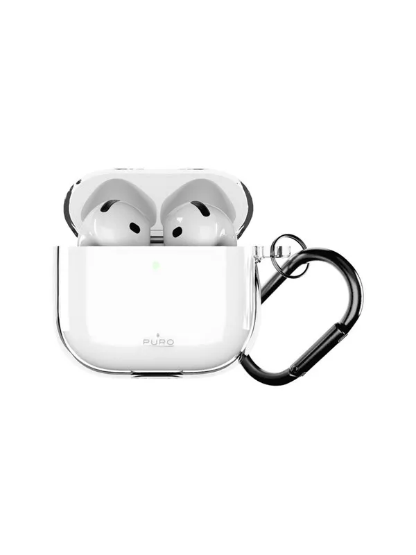 Puro 0.3 Nude Case for AirPods 4 - Transparent