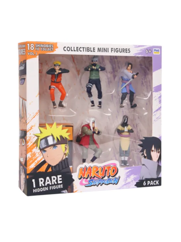 Naruto Shippuden 7 cm Figure 6 pack Deluxe box - assorted
