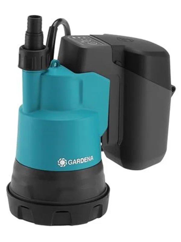 Gardena Battery-powered Submersible Pump 2000/2 18V P4A for Clean Water Without Battery and Charger