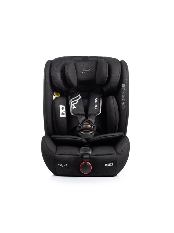 Fairgo Forza i-Size bilsete (76-150 cm) - Black Sand