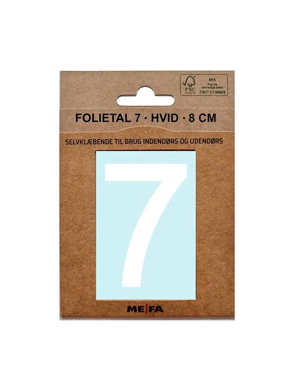 MEFA Foil number 7 White